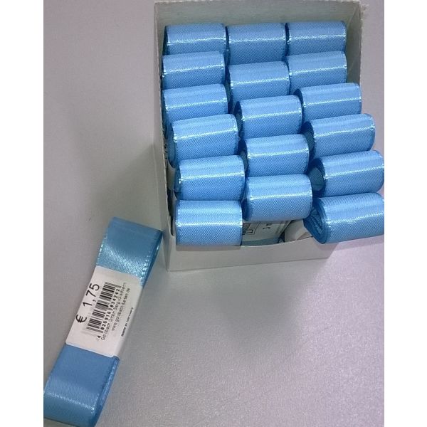 Uni-Taftband – Schleifenband – 25mm x 3m - hellblau