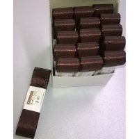 Uni-Taftband – Schleifenband – 25mm x 3m - braun