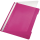 Hefter Standard, A4, langes Beschriftungsfeld, PVC, pink