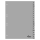 Register, PP, A - Z, grau, A4 volldeckend, 215/230 x 297 mm, 20 Blatt