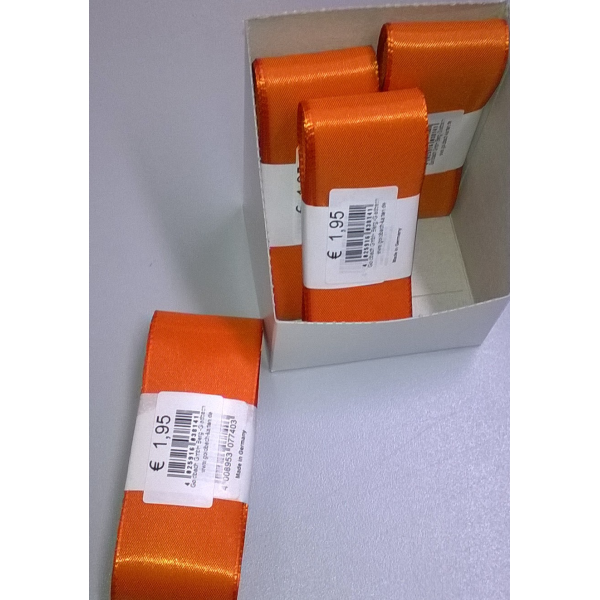 Uni-Taftband – Schleifenband - 40mm x 3m - orange