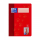 Oxford Schulheft, A5, Lineatur 3, 16 Blatt, rot, mit Wolle und Isi