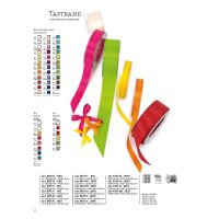 Uni-Taftband – Schleifenband - 40mm x 3m - rosa