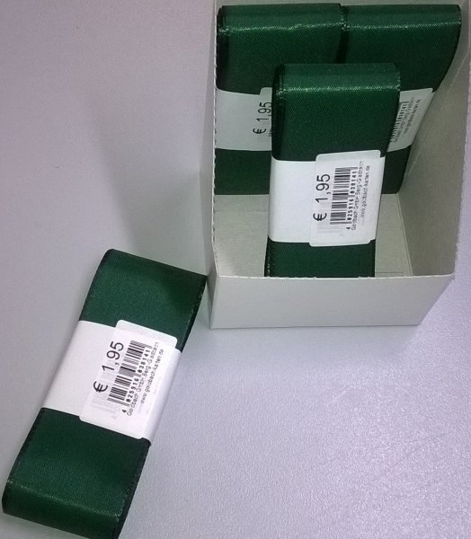 dunkelgrün - Schleifenband - Uni-Taftband - 40mm - 1445 040 59 1003