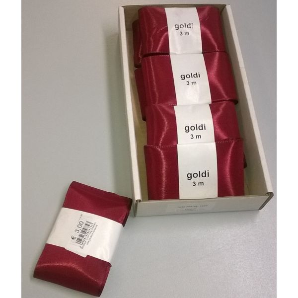 Uni-Taftband – Schleifenband - 70mm x 3m - kardinal