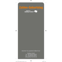 Sortiment aus 50 Devisenschildern - Anlassschilder für Grußkartenpräsentation