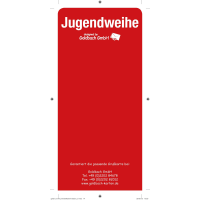 Sortiment aus 50 Devisenschildern - Anlassschilder für Grußkartenpräsentation