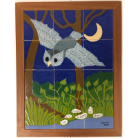 Kachelbild mit Rahmen - 3x4 Kacheln im Format 15x15cm -...