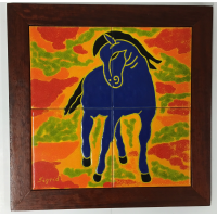 Kachelbild mit Rahmen - 2x2 Kacheln im Format 15x15cm -...