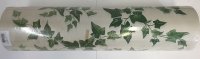 Secaré-Rolle Blumenseidenpapier - 350m x 75 cm - Weiß-Creme mit Efeu - 12KG - UVP: € 99,90
