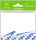 Tischkarte - 6er-Set - 6 Stück im Topper – blau-weiße Tischkarte Bavaria – Tischkarten im Format: 9 x 11,5 cm