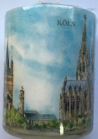 A - Köln Kerze - gross - Accessoires für ein schönes Zuhause - UVP: € 8,95