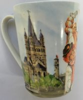 Köln Becher - Porzellanbecher - Porcelain Mug -...