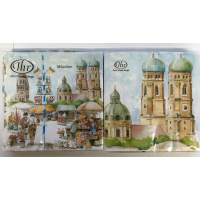 München Servietten - 33 x 33 cm - 3-lagig - 20...
