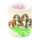 Kerze gross Ø 12 cm x 10 cm Brenndauer 75 Std. Four Doggies vier Hunde