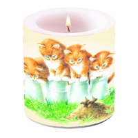 Kerze klein Candle small Format: Ø 7,5 cm x 9 cm 1...