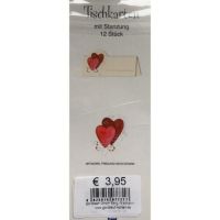 Tischkarten zur Hochzeit - 12er-Set im Topper - Bundle