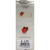 Tischkarten zur Hochzeit - 12er-Set im Topper - Bundle