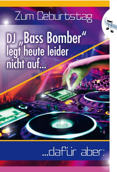 BENTINO B-1858 - Flashlight / Soundkarte und Lichtkarte / "DJ Bass Bomber & DJ Adelheid"
