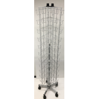 Postkartendrehständer PK72 quer lichtgrau für Postkarten 150 x 105 mm querformat