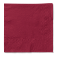 Uni Servietten bordeaux dunkelrot kardinal dark red 33 x...