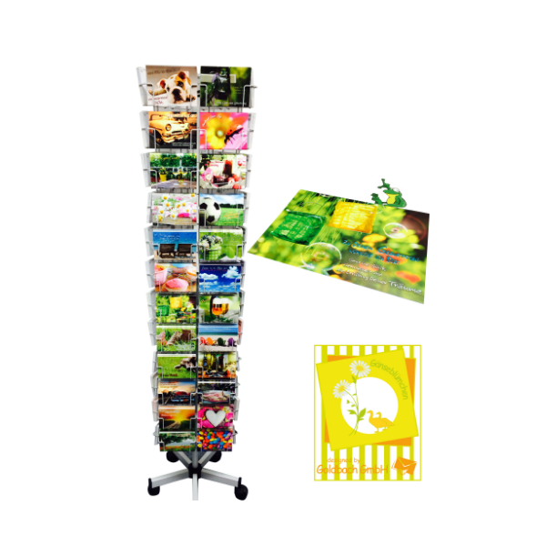 Sortiment Gänseblümchen Postkarten - 24 Dekore á 10 Stück - UVP: € 300,00