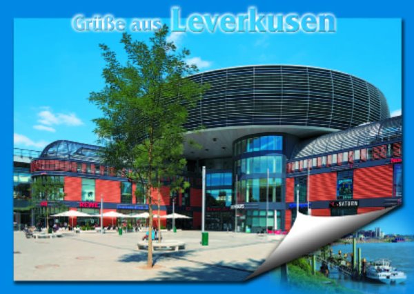 Leverkusen - Postkarte - Ansichtskarte - Weltpostkarte - UVP: € 0,50