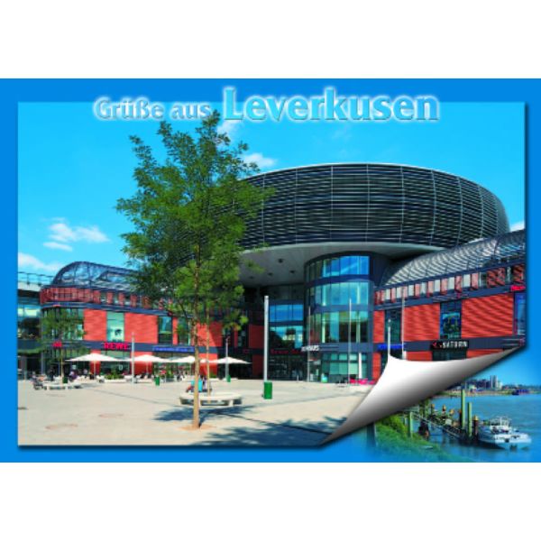 Postkarte – Ansichtskarte - Leverkusen - Weltpostkarte im Format 10,5 x 15cm