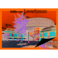 Postkarte – Ansichtskarte - Leverkusen - Weltpostkarte im Format 10,5 x 15cm