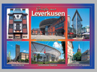 Leverkusen - Postkarte - Ansichtskarte - Weltpostkarte -...