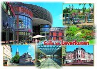 Leverkusen - Postkarte - Ansichtskarte - Weltpostkarte -...