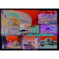 Postkarte – Ansichtskarte - Leverkusen -...