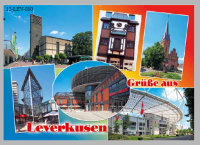 Postkarte – Ansichtskarte - Leverkusen -...
