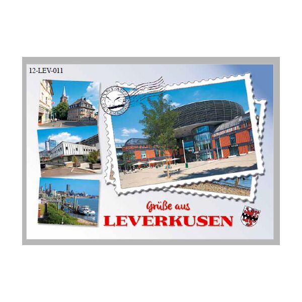 Postkarte – Ansichtskarte - Leverkusen - Weltpostkarte im Format 10,5 x 15cm
