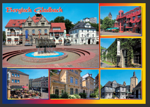Bergisch Gladbach - Postkarte - Ansichtskarte - Weltpostkarte - UVP: € 0,50