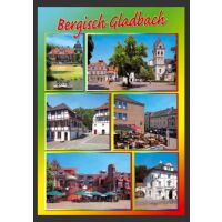 Postkarte Ansichtskarte Bergisch Gladbach Hochformat 6...