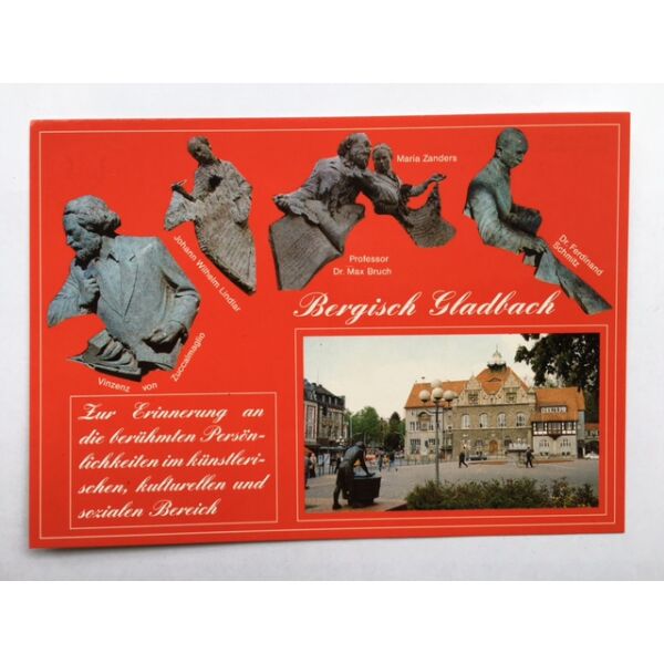 Postkarte – Ansichtskarte - Bergisch Gladbach - Weltpostkarte im Format 10,5 x 15cm