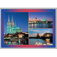 Postkarte Ansichtskarte Köln Weltpostkarte im Format...
