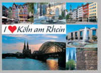 Postkarte – Ansichtskarte - Köln -...