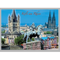 Postkarte Ansichtskarte Köln Weltpostkarte im Format...