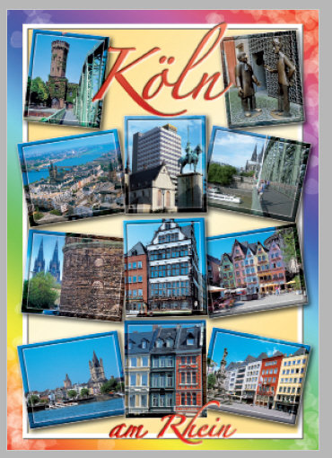 Köln - Postkarte - Ansichtskarte - Weltpostkarte - UVP: € 0,50