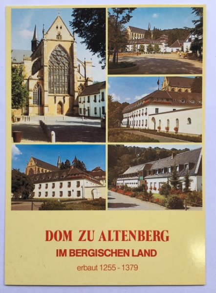 Postkarte – Ansichtskarte - Altenberg – Altenberger Dom - Weltpostkarte im Format 10,5 x 15cm