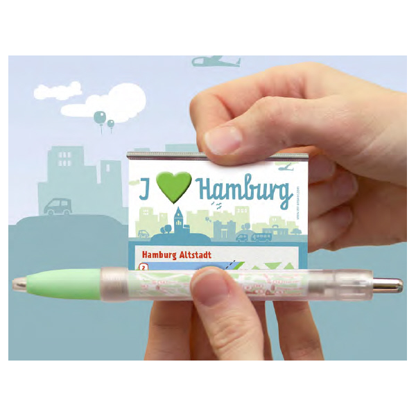 Bergisch Gladbach Kugelschreiber Mr. Answer City Städtekugelschreiber