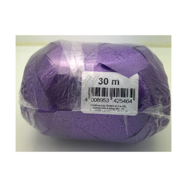 Eiknäuel Kräuselband 10mm x 30m Lila Polyband Geschenkband
