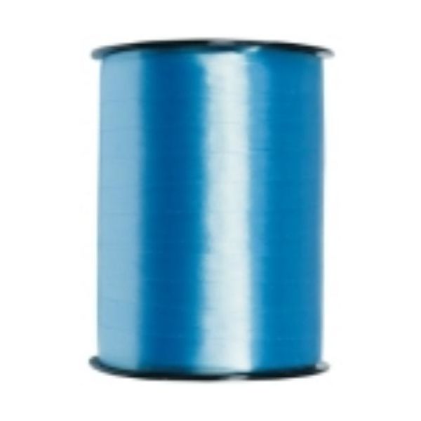 Großspule - Kräuselband - Ringelband - Polyband – 10mm x 250m oder 5mm x 500m  - hellblau