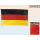 Deutschlandflagge - Deutschlandfahne - ca. 90 x 150 cm - im Polybeutel - Art. 00/0852 - Fanartikel Deutschland zur WM oder EM