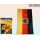 Deutschlandflagge mit Metallösen und Bundesadler - ca. 90 x 150 cm - im Polybeutel - Art. 00/0853 - Fanartikel Deutschland zur WM oder EM
