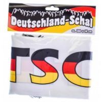 Deutschland-Schal - Serie "Deutschlandflagge" ca. 130 x 14 cm - im Polybeutel - Art. 00/0764 - UVP: € 2,99