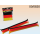 Aufblasbare Klatschstangen - Deutschlandflagge - ca. 60 cm - 2er-Set im Polybeutel - Art. 00/0830 - Fanartikel Deutschland zur WM oder EM