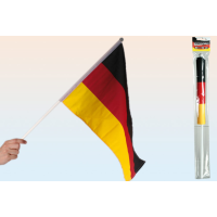 Kunststoff-Römerhelm - Deutschlandflagge - ca. 27,5 x 22,5 cm - Art. 00/0988 - Fanartikel Deutschland zur WM oder EM